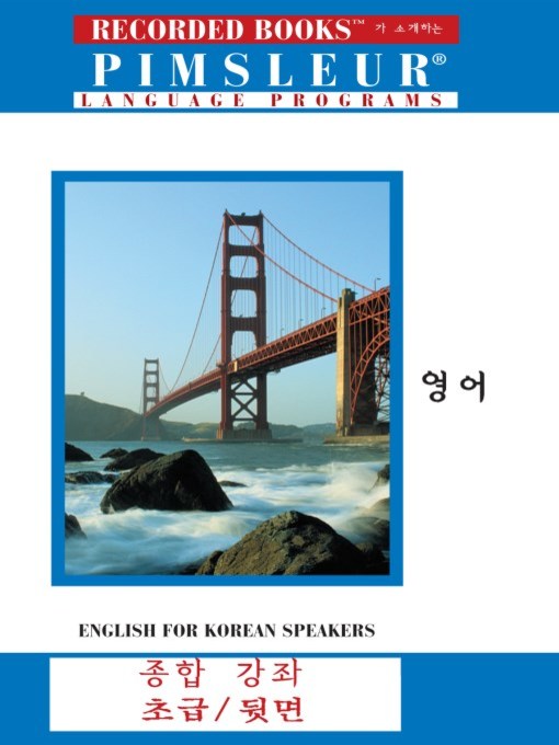 Title details for English for Korean Speakers IB by Pimsleur Language Program - Available